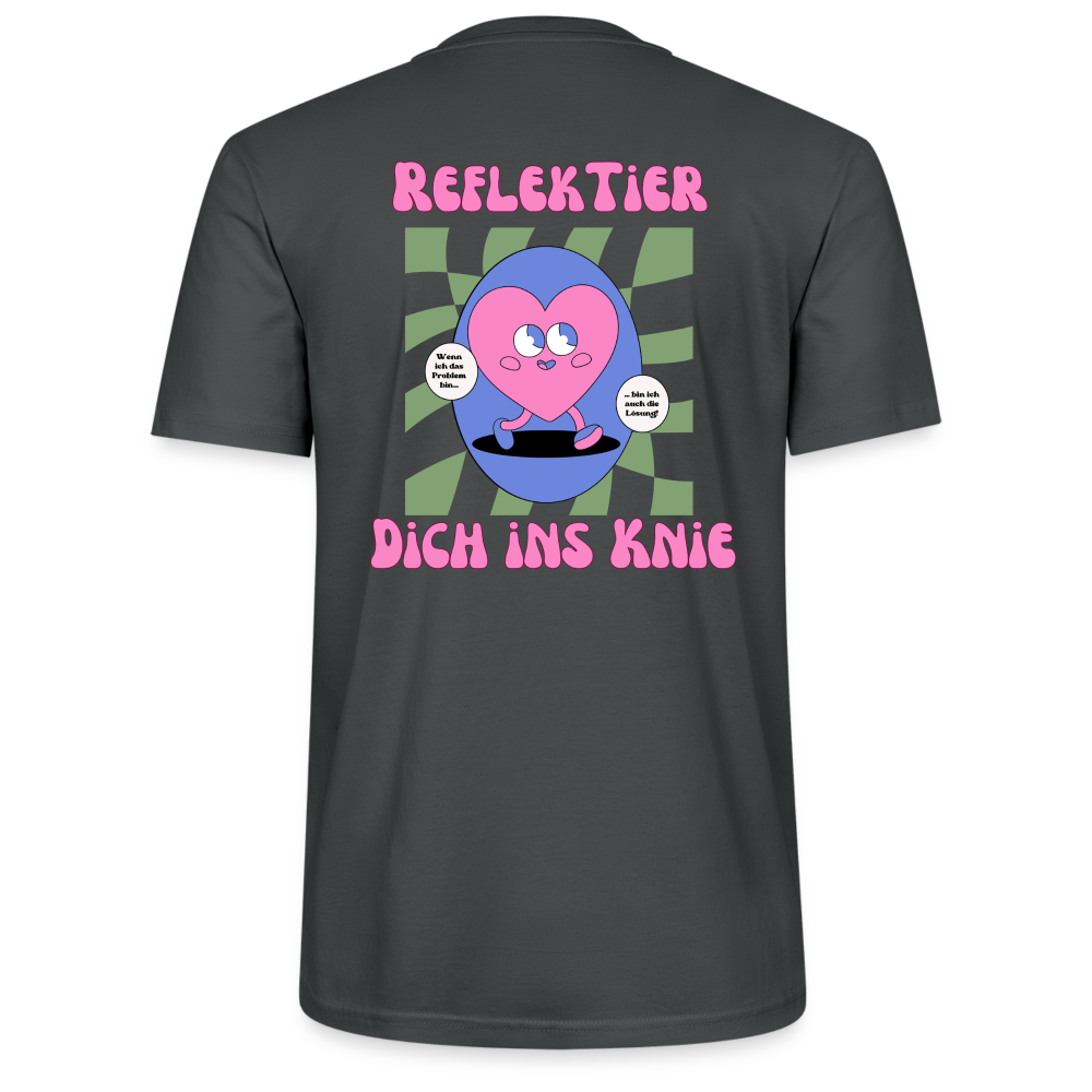 Reflektier dich ins Knie - Unisex - Pink - Anthrazit