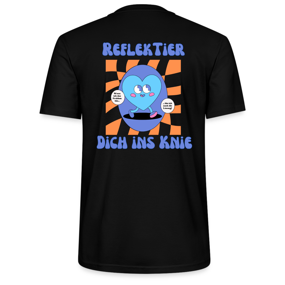 Reflektier dich ins Knie - Unisex - Blau - Schwarz