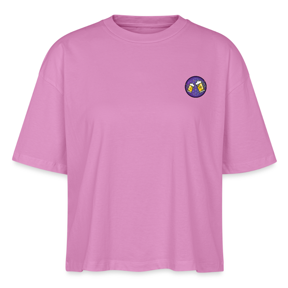 People Pleaser Party Crew 2.0 - Frauen Boxy Bio-T-Shirt - Pink