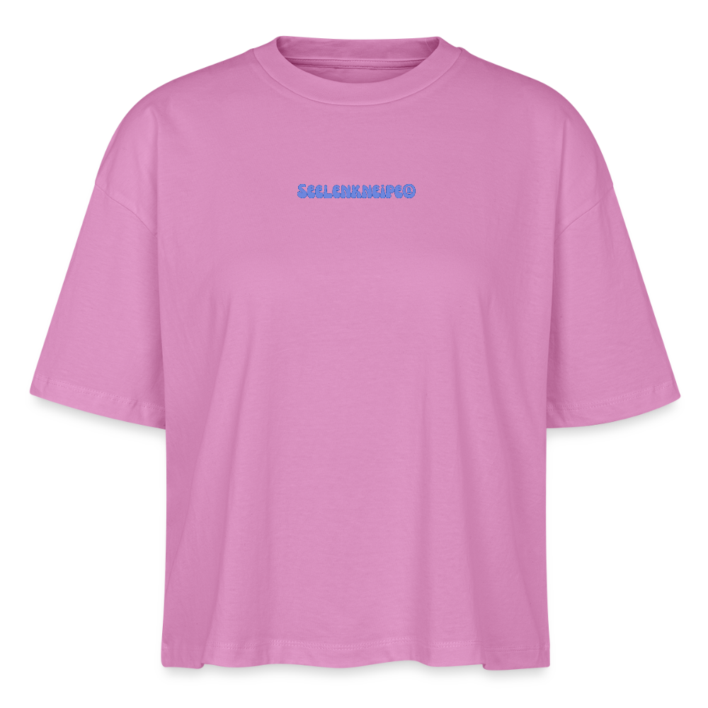 Reflektier dich ins Knie 2.0 - Frauen Boxy Bio-T-Shirt - Pink